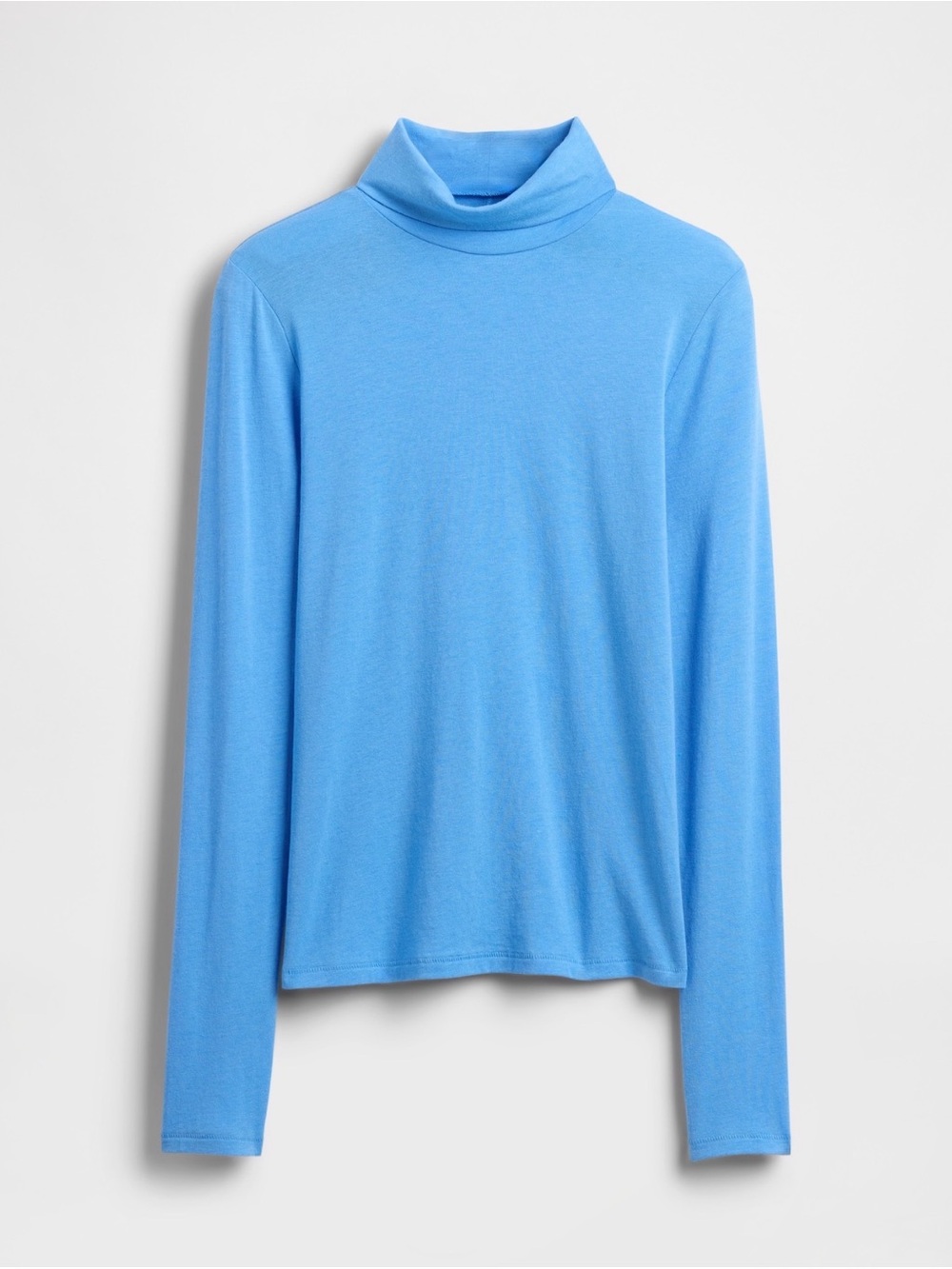 NWT/ GAP Light Blue Long Sleeve Featherweight Turtleneck Top